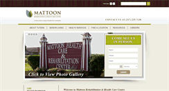 Desktop Screenshot of mattoonnursingandrehab.com